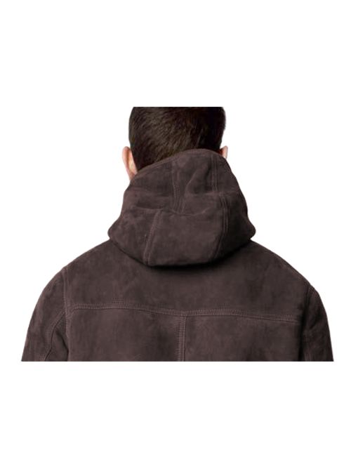 Hoodie in pelle Giorgio Brato | GU27F26018MEVLSTEEL GREY